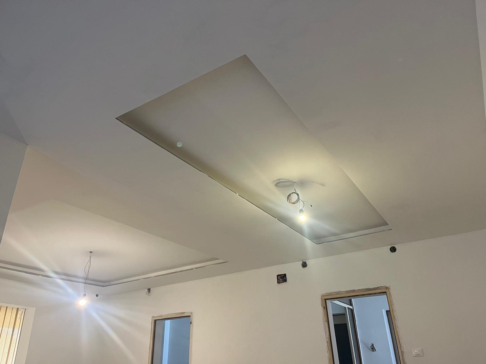 Soffitto in cartongesso completato